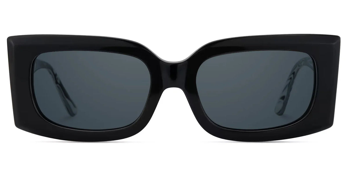 Orduno Black Rectangle Shape Eyeglasses | Zeelool