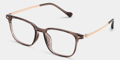 William Rectangle Brown Glasses Frames for men | ZEELOOL