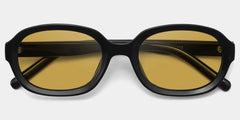 Astra Black Frame Polarized Sunglasses with geometric Style Online | ZEELOOL