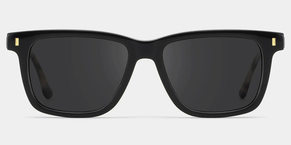 Rectangle Black Eyeglasses- Travis Acetate Frame Glasses