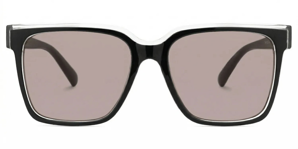 Square Renea Black Glasses deals -Zeelool Glasses