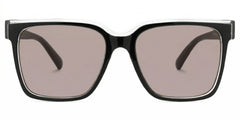Square Renea Black Glasses deals -Zeelool Glasses