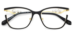Aria Eyeglasses in Round Black Frame | Zeelool
