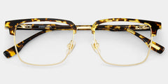 Audrey Tortoise Browline Glasses Frames for Men | ZEELOOL