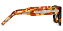 Marlowe Tortoise Rectangle Polarized Sunglasses Online | Zeelool