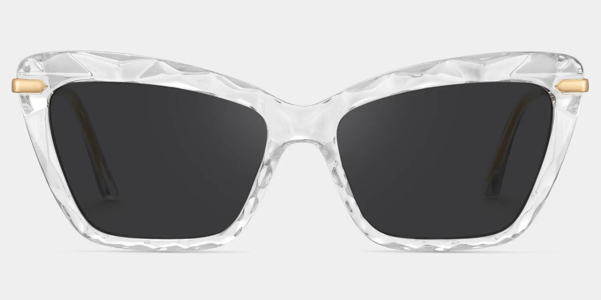 Juliet Cateye Clear Sunglasses with Translucent Frames