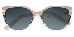 Cateye Shape Blue Light Blocking Glasses with Three Color Blocking