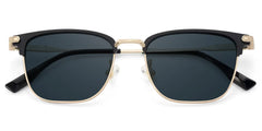 Men's Titanium Eyeglass Frames with Browline Shape