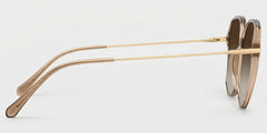 Payton Geometric Beige Frame Glasses | Zeelool Optical