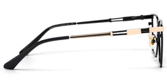 Finn Eyeglasses in Rectangle Black Frame | Zeelool