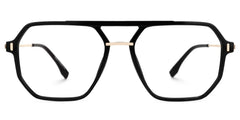 Aviator Lizbeth Black Glasses on sale -Zeelool Glasses