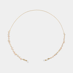 Stylish  Pink Stone Eyeglasses Chains