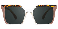 Misty Square Brown Sunglasses | Zeelool Glasses