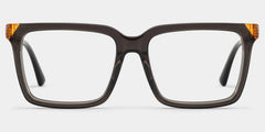 Rectangle Light Gray Eyeglasses- Troy Acetate Frame Glasses