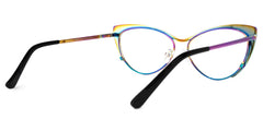 Ellen Cateye Eyeglasses and Iridescent Thin Frames