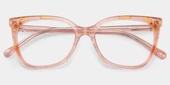 Jolie Pink Butterfly Gradient Frame Glasses | ZEELOOL