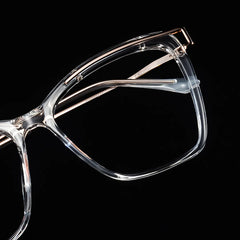 Krystle Square Clear Frame Glasses | Zeelool Optical