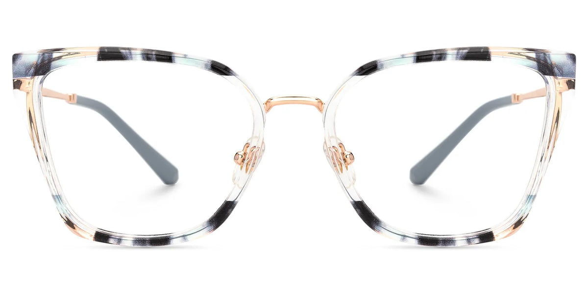 Martins TR90 Rectangle Blue Frame Glasses | Zeelool