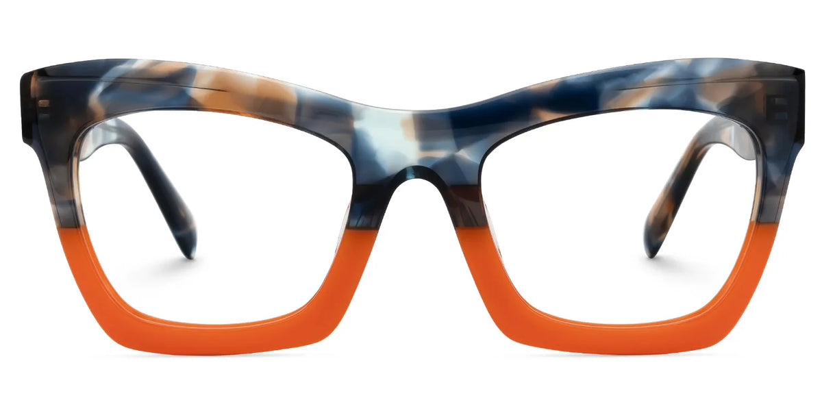 New Arrival Orange Color for Benitez Frame Glasses | Zeelool