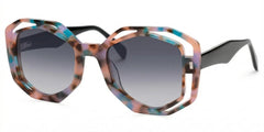 Bobbie Geometric Pink-Tortoise Eyeglasses & Frames