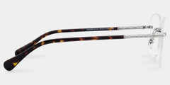 Jennifer Silver Frame Glasses with Round Frame Online | ZEELOOL
