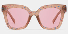 Malcolm Large Square Nerdy Glasses with Matte Brown