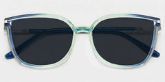 Rodz Square Blue-Green Prescription Glasses and Frames