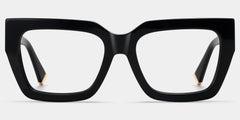 Maddox Black Frame Glasses with Square Frame Online | ZEELOOL