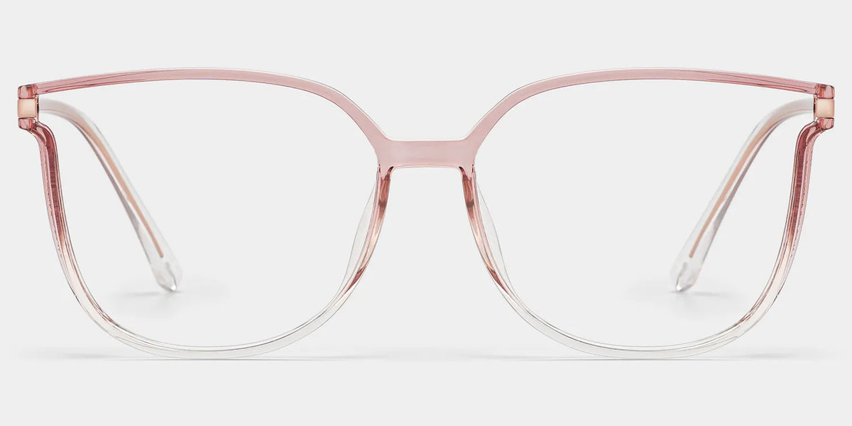 Rodz Square Pink Frame Glasses | Zeelool Optcial