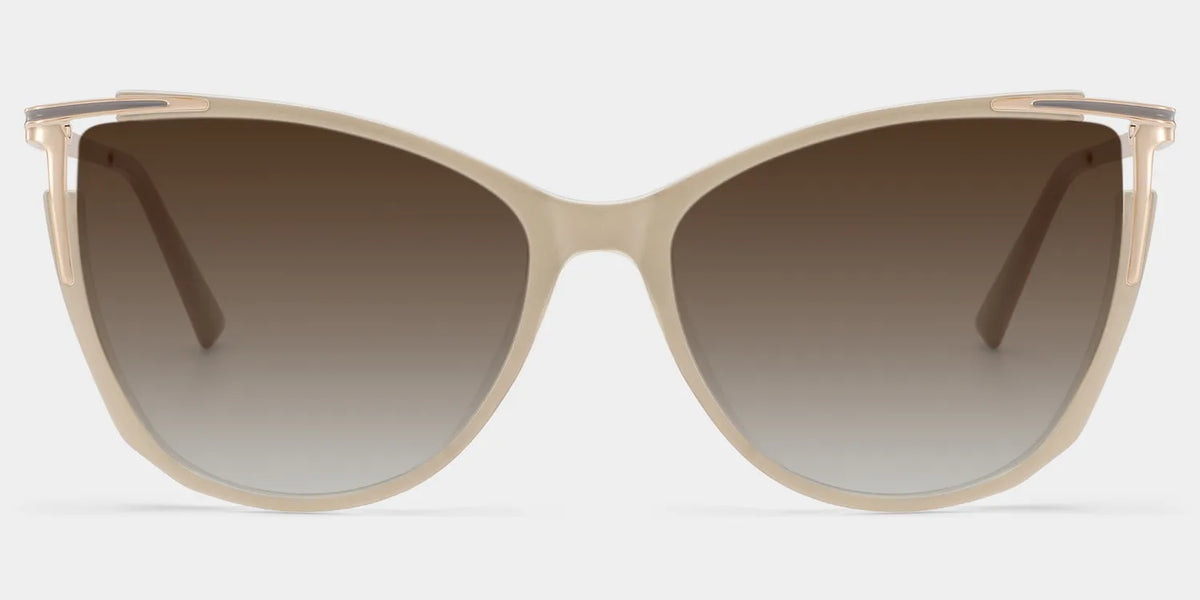 Yomary Cateye Khaki EyeGlasses | Zeelool Optical