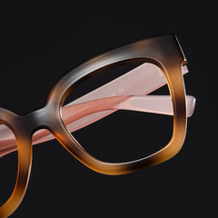 Malcolm Square Burnt Umber Frame Glasses | Zeelool
