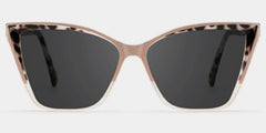 Cateye Adalis Beige Sunglasses deals -Zeelool Glasses