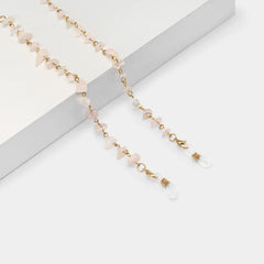 Stylish  Pink Stone Eyeglasses Chains