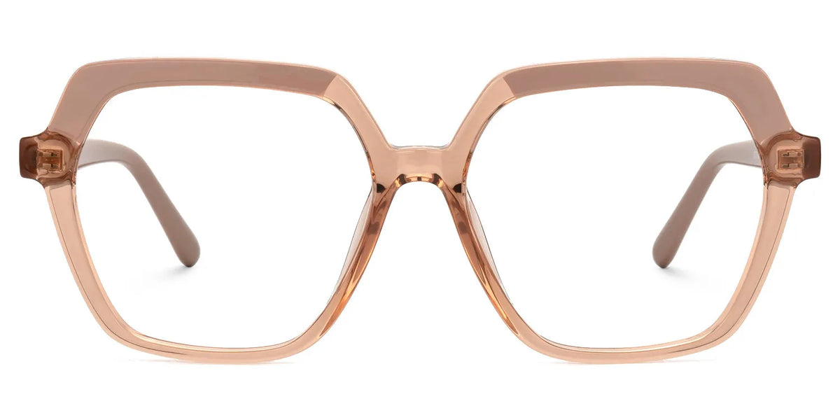 Norah Geometric Beige EyeGlasses and Glasses Frames
