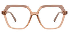 Norah Geometric Beige EyeGlasses and Glasses Frames