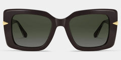 Neon Square Brown Polarized Sunglasses