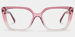 Emery Two-Tone Geometric Eyeglass Frames | ZEELOOL