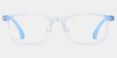 Sunny Rectangle Blue Frame Eyeglasses for Tween