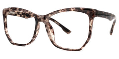 Libby Geometric Tortoise Glasses | Zeelool Glasses