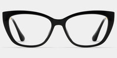 Harlow Black Frame Glasses with Rectangle Frame Online | ZEELOOL