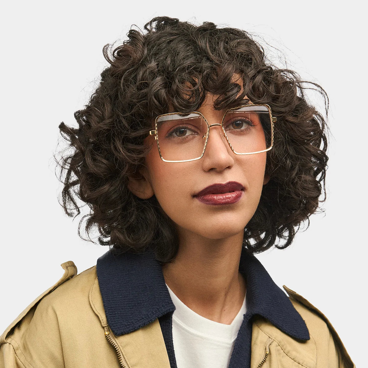 Square Toure Gold Frames Designer Glasses