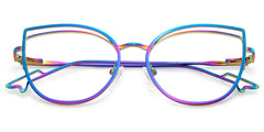 Spivey Cateye Metal Full Frame Eyeglasses | Zeelool