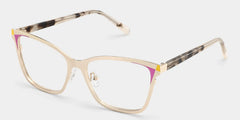Elise Gold Frame Glasses with Rectangle Frame Online | ZEELOOL