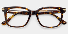 Thomas Tortoise Frame Glasses with Rectangle Frame Online | ZEELOOL