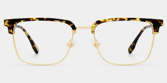 Audrey Tortoise Browline Glasses Frames for Men | ZEELOOL