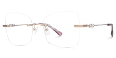 Tierney Designer Butterfly Glasses in Rimless  | Zeelool