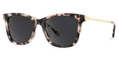 Large Rectangle Eyeglasses With Woven Metal Temples