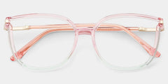 Square Rodz Two-tone Eyeglasses with Clear Frames