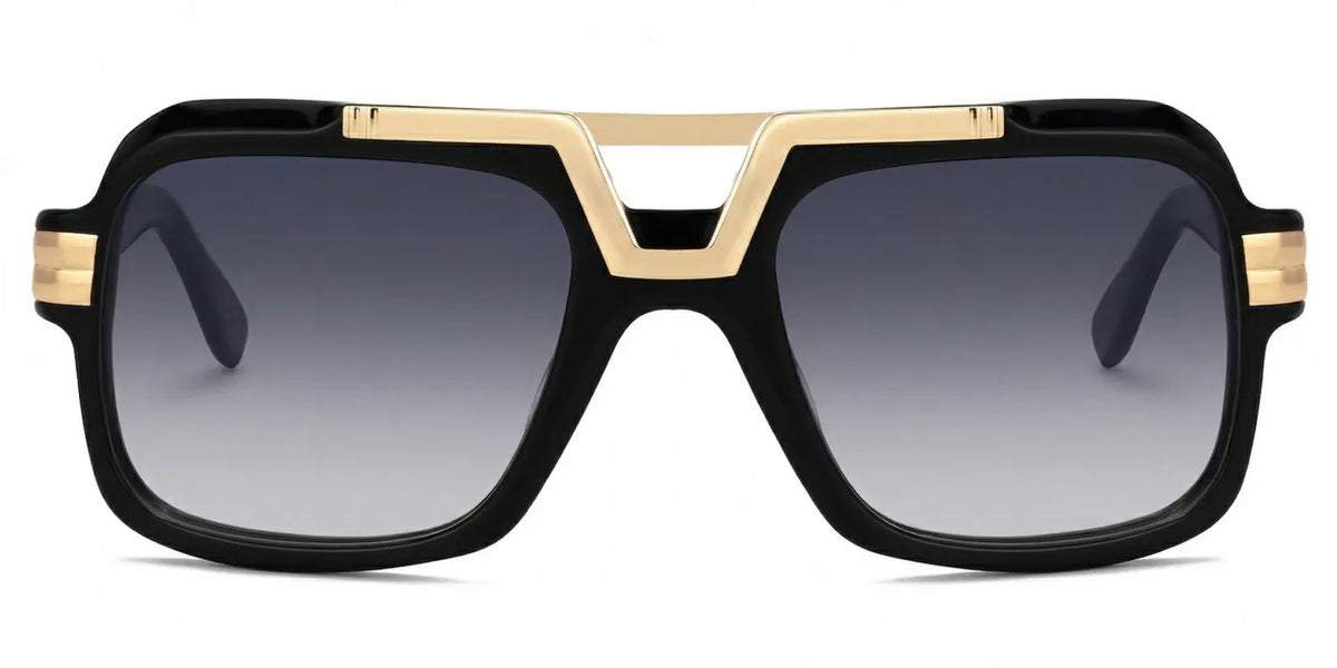 Croswell Acetate Aviator Black Frame Glasses | Zeelool
