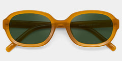 Astra Brown Frame Polarized Sunglasses with geometric Style Online | ZEELOOL